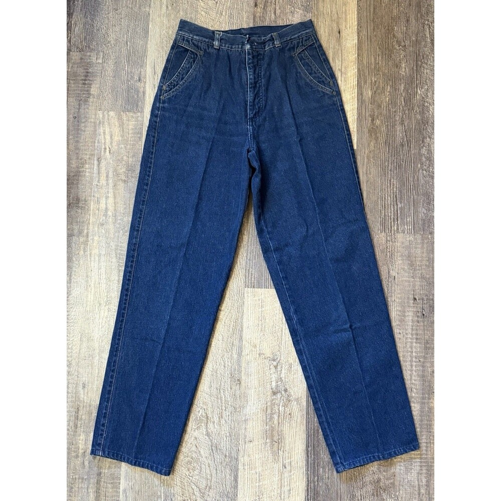 Vintage Rockies Bareback Jeans Womens 25 High Rise Dark Wash Western USA Cowgirl